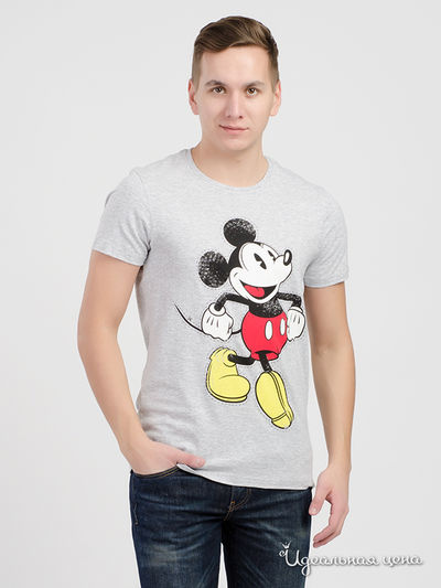 Футболка Disney, цвет серый меланж