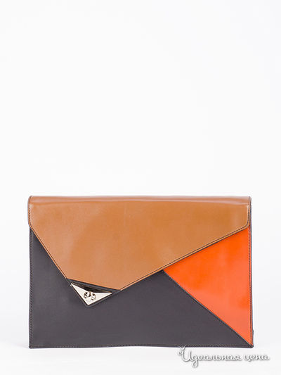 Сумка Leo Ventoni, цвет черный, коричневый