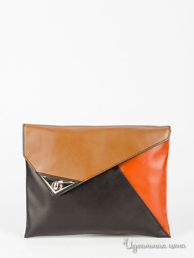 Сумка Leo Ventoni, цвет черный, коричневый