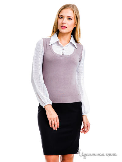 Блуза Mondigo, цвет серый