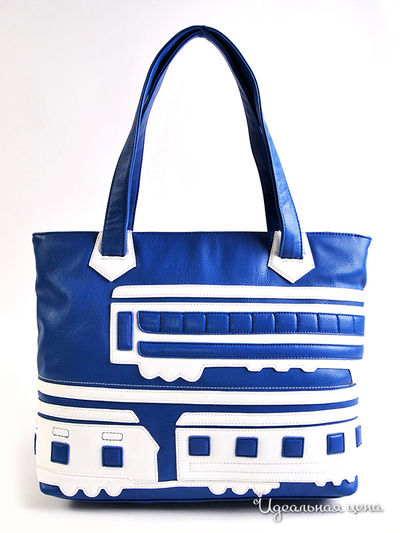 Сумка Cheribags, цвет синяя, белая