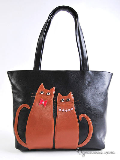 Сумка Cheribags, цвет черный, коричневый