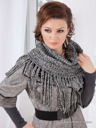 Шарф MONOcollection, цвет темно серый
