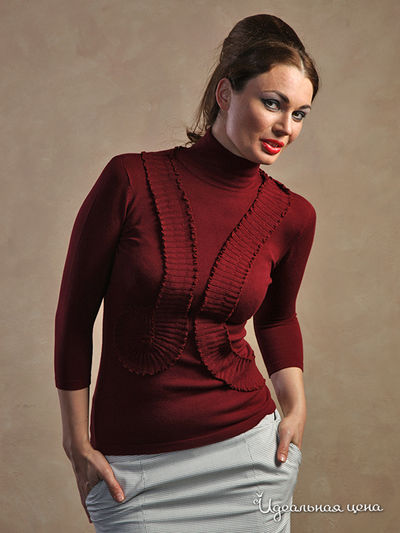 Джемпер MONOcollection, цвет бордовый