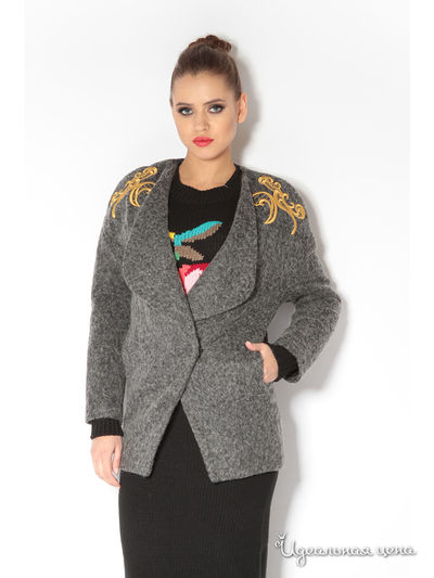 Пальто Tutto Bene, цвет серый