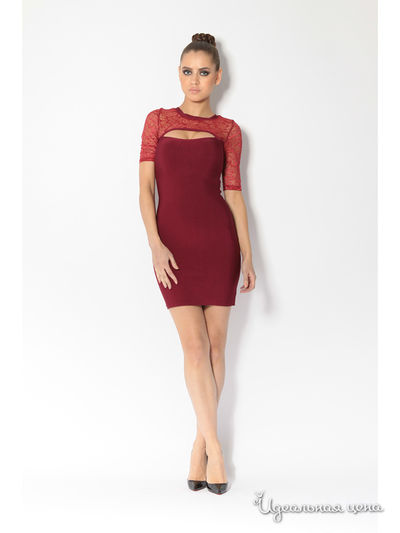Платье Tutto Bene, цвет бордовый