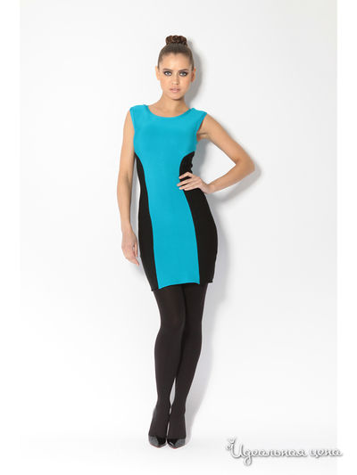 Платье Tutto Bene, цвет синий, черный