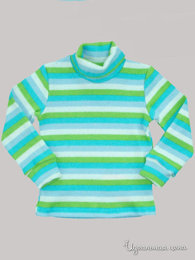 Водолазка Figaro, цвет зеленый/голубой