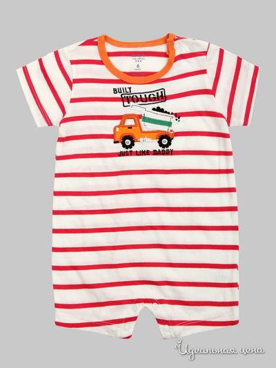 Песочник Carters, цвет красный, белый