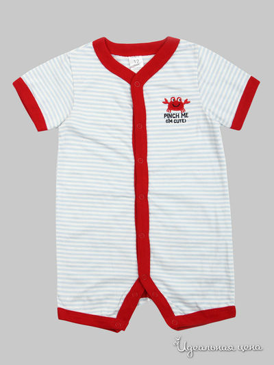 Песочник Carters, цвет голубой, белый, красный