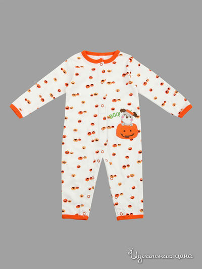 Песочник Carters, цвет белый, оранжевый