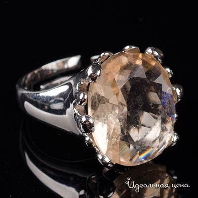 Кольцо Adolfo Tonini, цвет платина