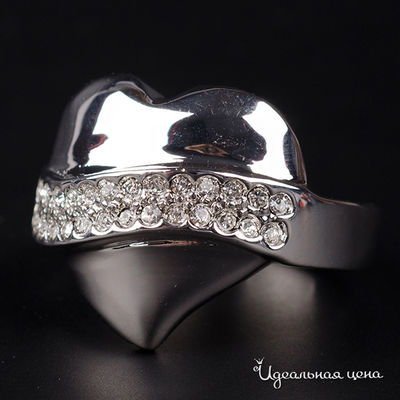 Кольцо Adolfo Tonini, цвет платина