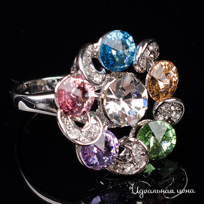 Кольцо Adolfo Tonini, цвет мультиколор