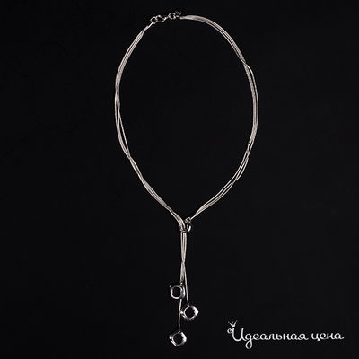 Колье Adolfo Tonini, цвет серебрянный