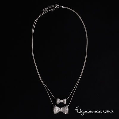 Колье Adolfo Tonini, цвет серебряный