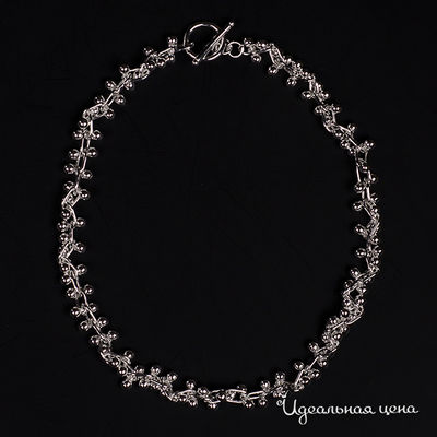 Колье Adolfo Tonini, цвет серебрянный