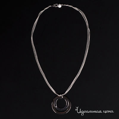 Колье Adolfo Tonini, цвет серебрянный