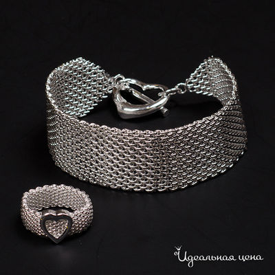 Комплект Adolfo Tonini, цвет серебряный