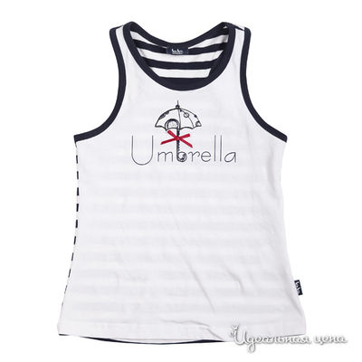 Топ Button Blue, цвет белый, синий