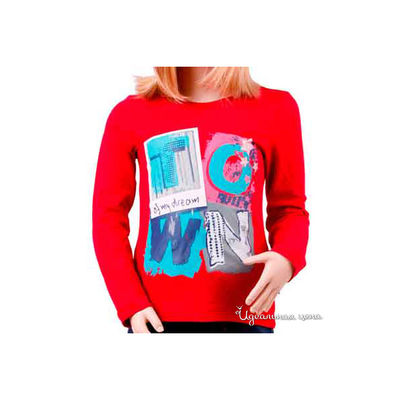 Футболка Button Blue, цвет томатный