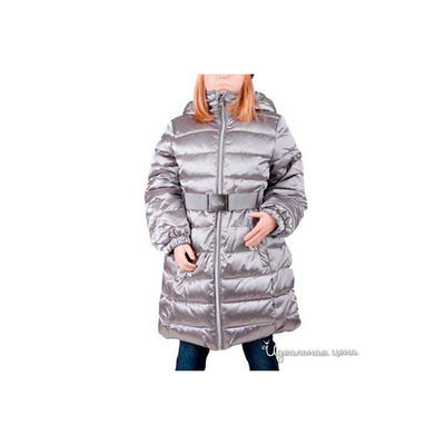 Пальто Button Blue, цвет серебристый металлик