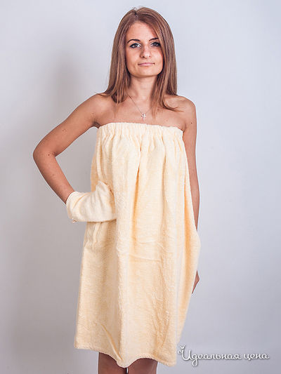 Набор полотенец ДМ-Текстиль, цвет светло-желтый