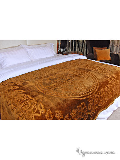 Плед ДМ-Текстиль, цвет ТАБАЧНЫЙ