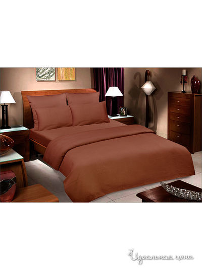 Комплект постельного белья ДМ-Текстиль, цвет терракотовый