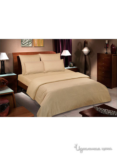 Комплект постельного белья ДМ-Текстиль, цвет золотистый