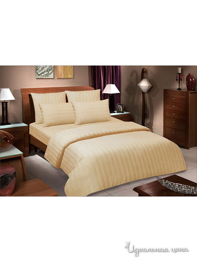 Комплект постельного белья ДМ-Текстиль, цвет золотистый