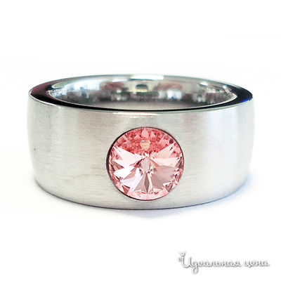 Кольцо Aurelia, цвет светло-розовый