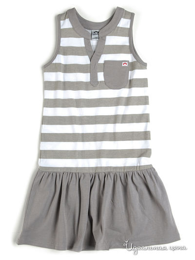 Платье Appaman, цвет серый/белый