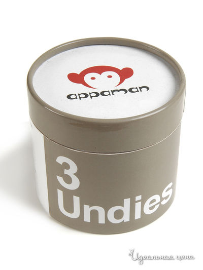 Трусы Appaman, цвет белый, синий и серый