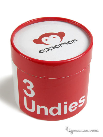 Боксеры, 3 шт Appaman, цвет красный, белый, синий