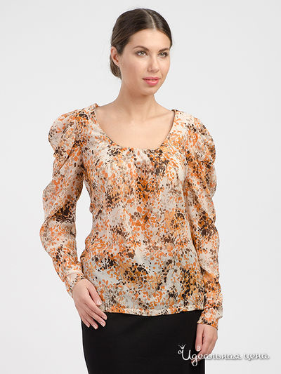 Блуза Roberta Biagi, цвет кремовый, принт