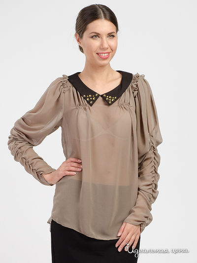 Блуза Roberta Biagi, цвет темно-бежевый