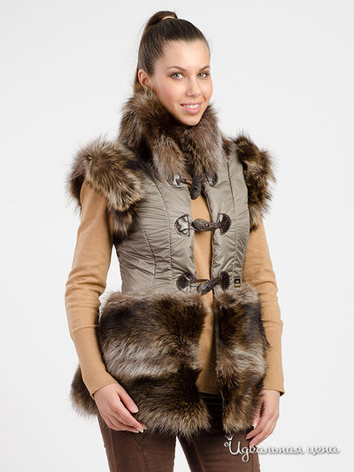 Жилет Roberta Biagi, цвет темно-бежевый