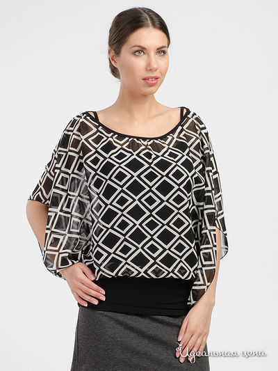 Джемпер Pink Shadow, цвет черный, белый