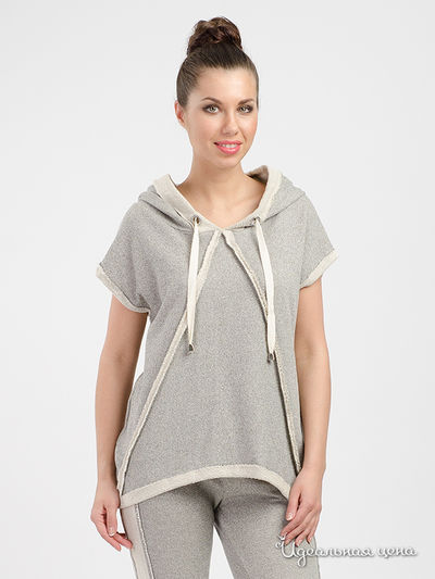 Толстовка Pink Shadow, цвет серый, кремовый