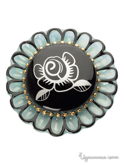 Брошь Lalo Treasures, цвет мультиколор