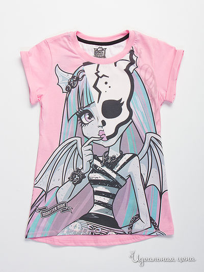 Туника Monster High, цвет розовый