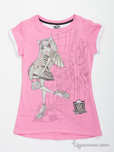 Туника Monster High, цвет розовый