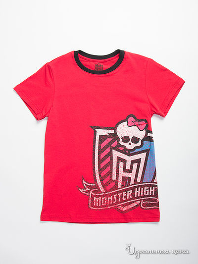 Футболка Monster High, цвет красный