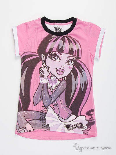 Туника Monster High, цвет розовый