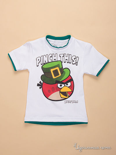 Футболка Angry Birds, цвет Белый