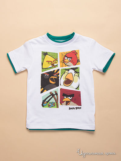 Футболка Angry Birds, цвет Белый