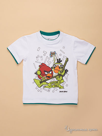 Футболка Angry Birds, цвет Белый