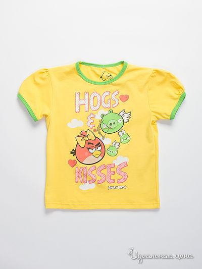 Футболка Angry Birds, цвет Желтый