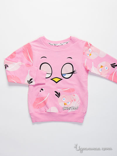 Джемпер Angry Birds, цвет розовый